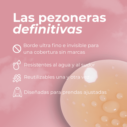 Pack de Pezoneras sin Adhesivo - Curviva